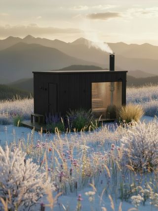 ✨ Představujeme nový model: CUBE RUSTIC. Černá silueta, panoramatické okno a minimalistická architektura, která splyne s...